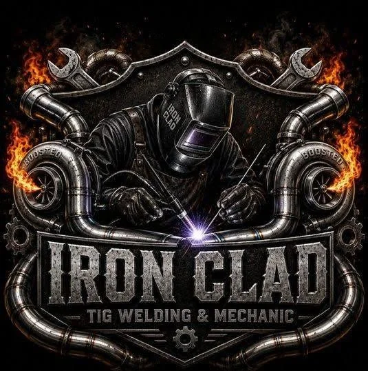 Iron Clad TIG Welding and Mechanic emblem
